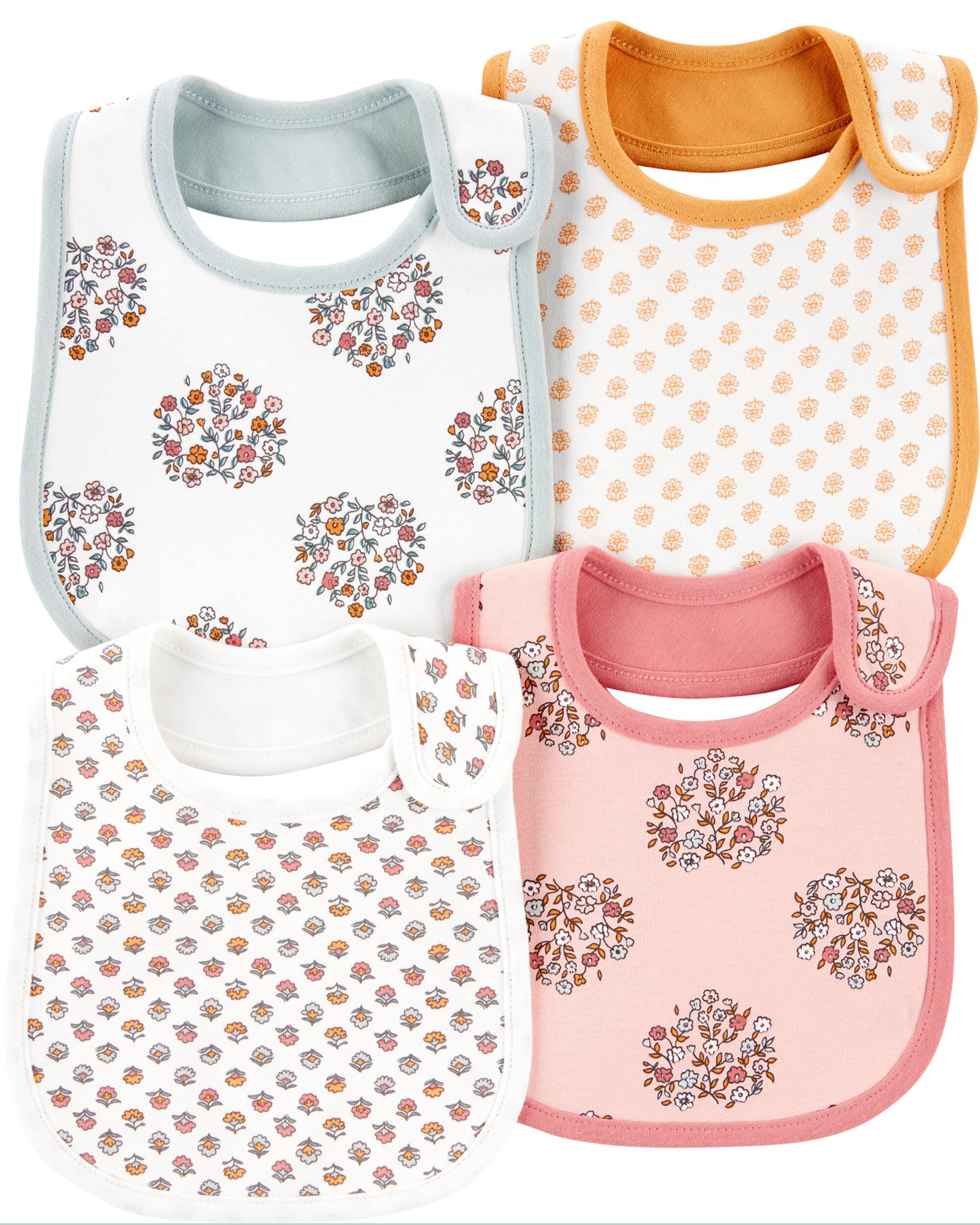 carters baby girl bibs