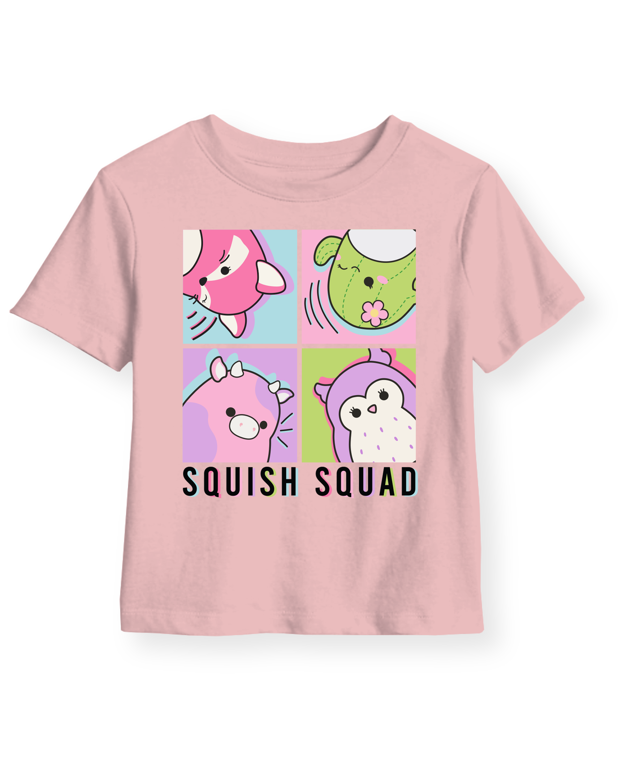 Girls Squishmallow™ Short-Sleeve Graphic Tee - Pink