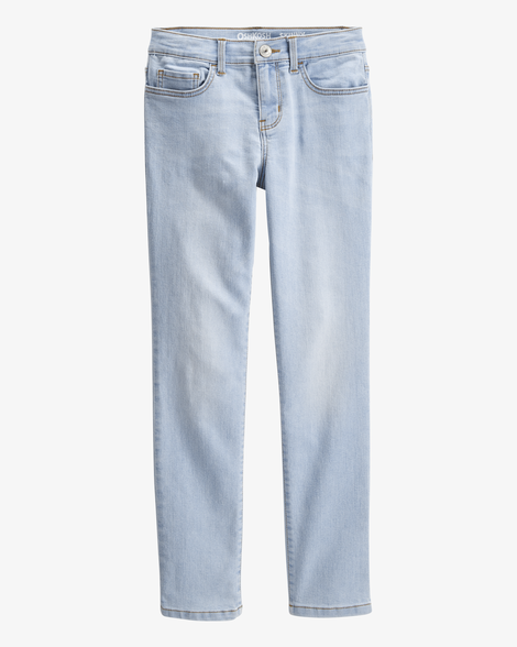 Kid Light Blue Ice Wash Skinny-Leg Jeans
