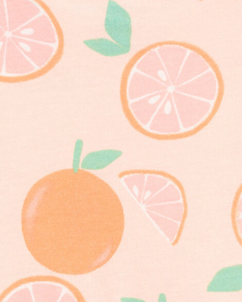 Product image 3 of Toddler Girl Orange Print Short-Sleeve Dress