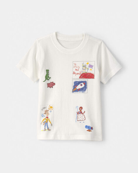 toddler pixar© toy story graphic tee - white