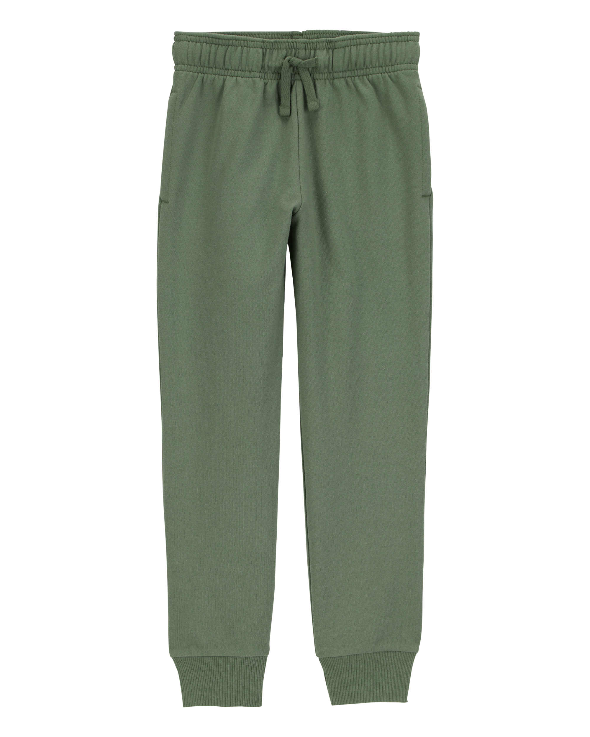 Kid Pull-On Drawstring Joggers - Green