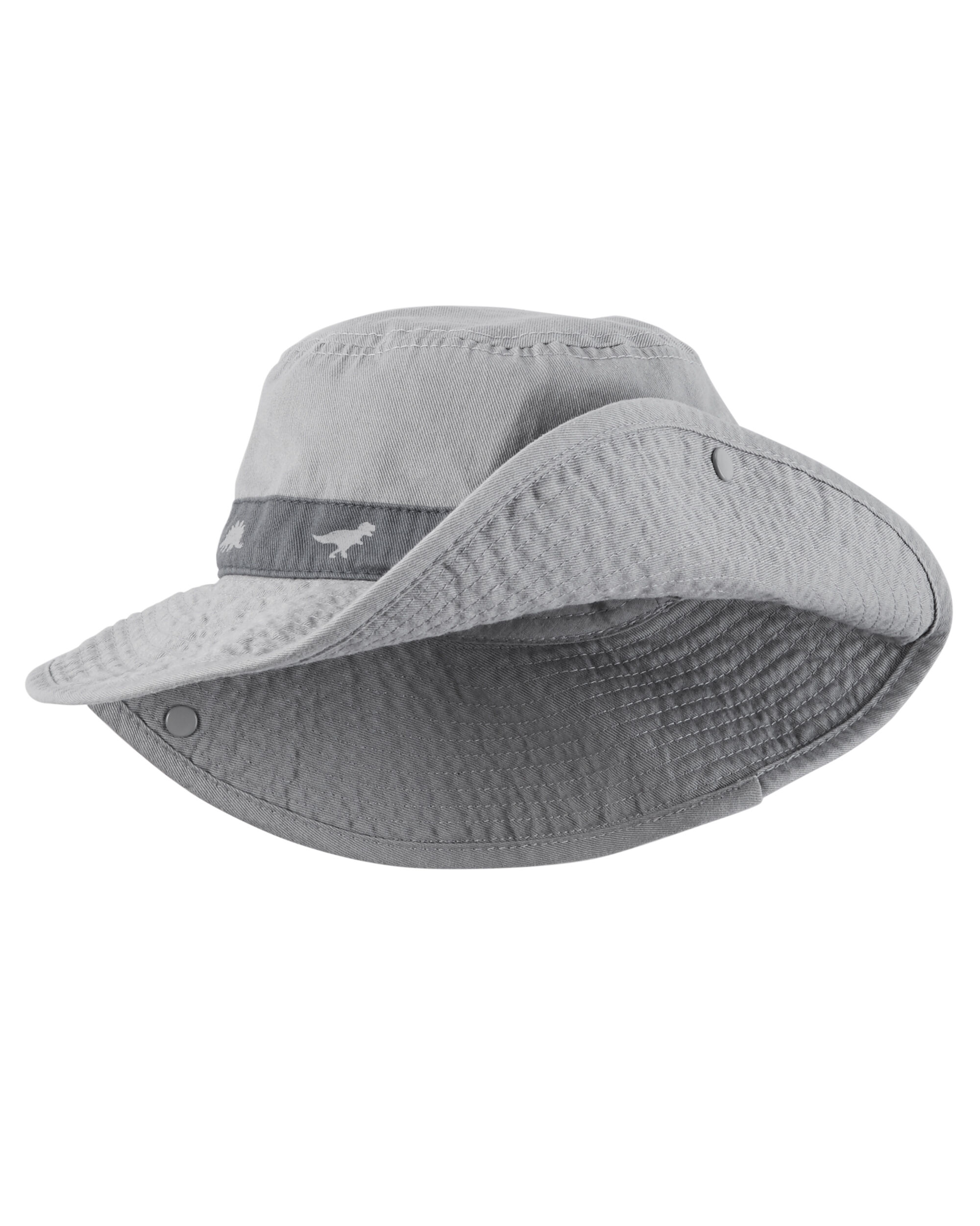 bucket hat with snaps