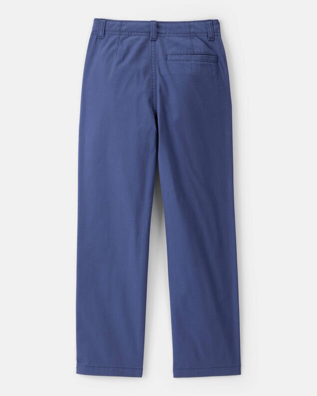 Product image 2 of Boys Flat Front Fashion Pants - Blue
