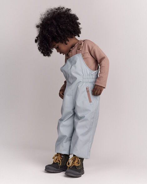Toddler Rain Bib - Pale Blue