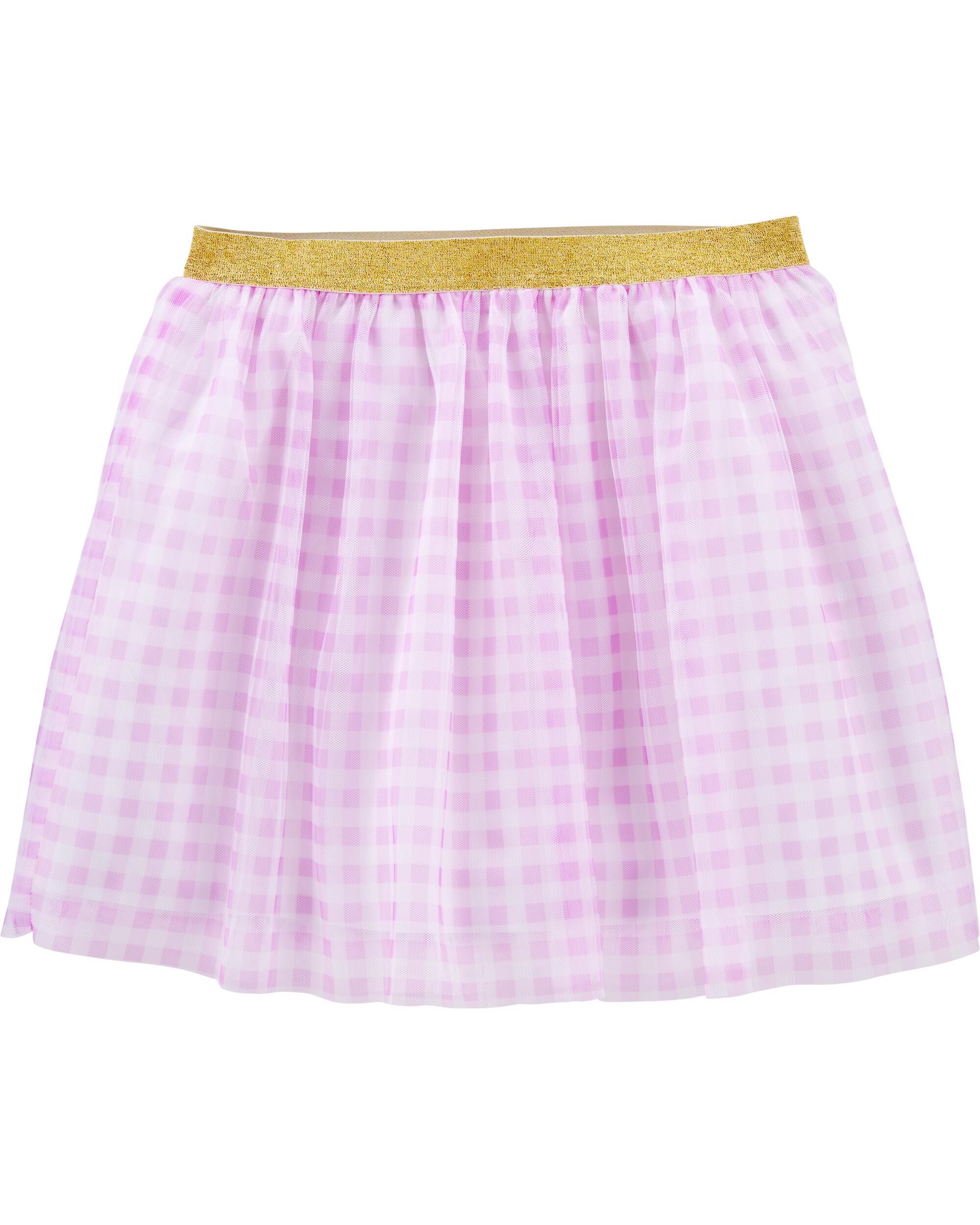 *CLEARANCE* Glitter Gingham Tutu Skirt