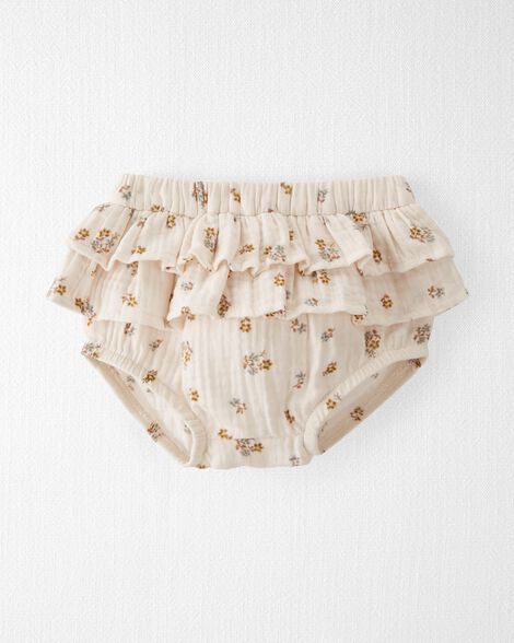  Product image 1 of Baby Floral Print Organic Cotton Gauze Diaper Cover