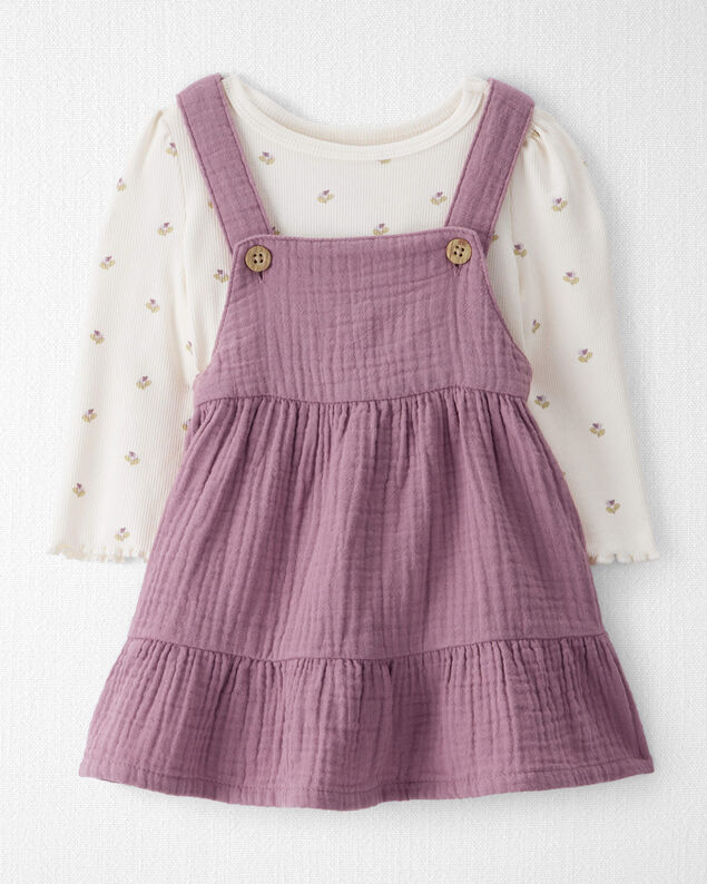 Product image 1 of Baby Girl 2-Piece Organic Cotton Jumper Set