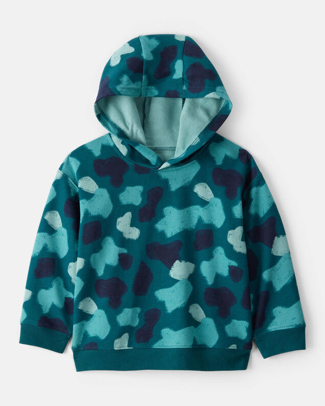Product image 1 of Toddler Boy Camo Hoodie - Teal