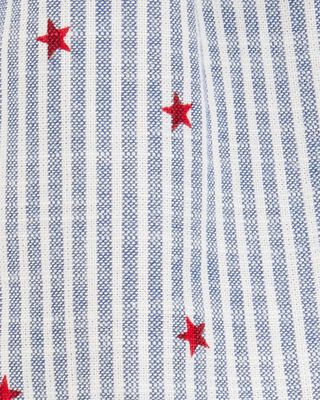 Product image 2 of Toddler Striped Star Print Tank - Blue