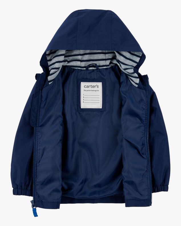 Product image 2 of Baby Solid Windbreaker Jacket - Navy