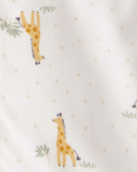  Product image 3 of Baby Giraffe Print Long-Sleeve Wearable Blanket - White