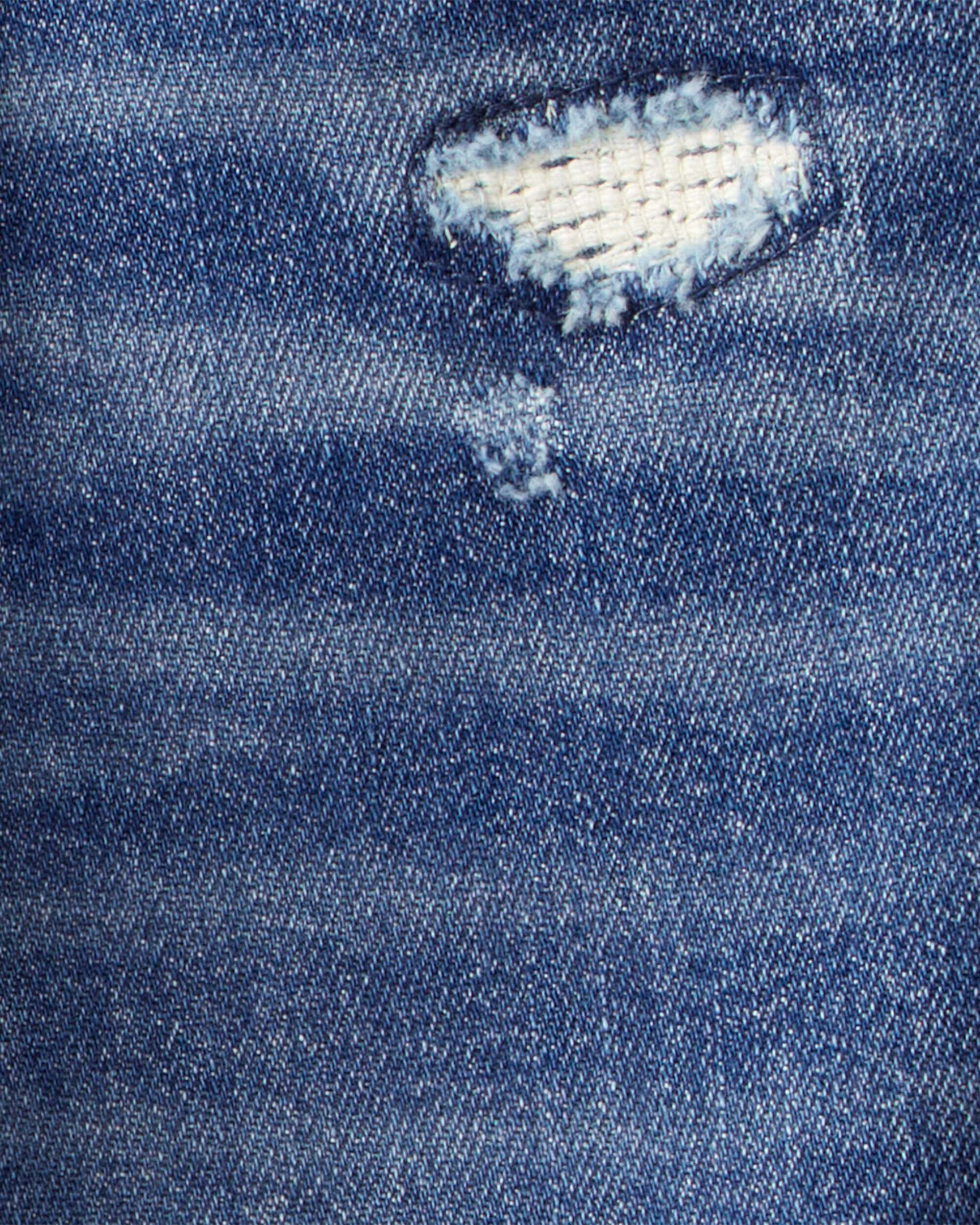 Toddler Boy  Tapered Distressed Denim Jeans - Medium Wash