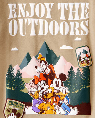 Product image 2 of Toddler "Enjoy The Outdoors" Mickey & Friends Short-Sleeve Graphic Tee - Brown