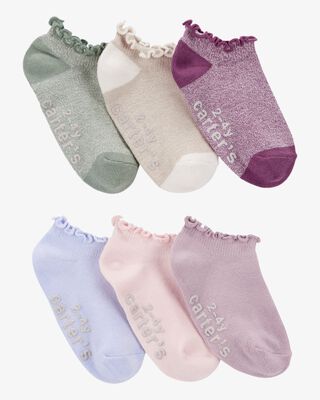 Product image 1 of Toddler 6-Pack No Show Socks