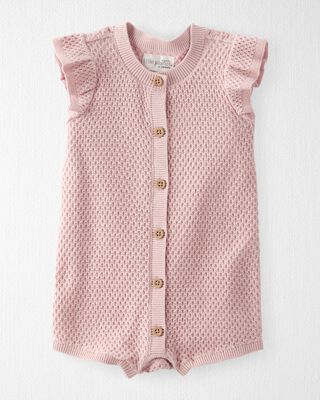 Product image 1 of Baby Organic Cotton Sweater Knit Romper