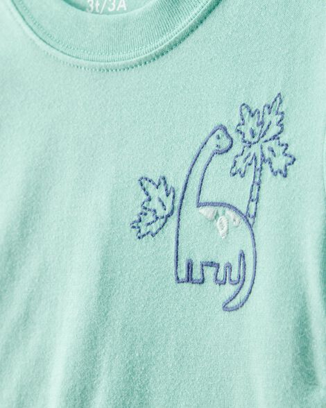  Product image 2 of Toddler 2-Piece Dinosaur Outfit Set - Green/Navy