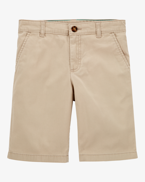 kid flat-front shorts