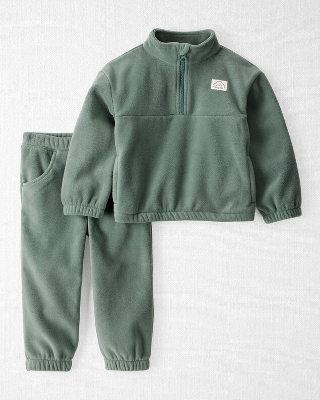 Product image 1 of Toddler Girl 2-Piece Recycled Microfleece Set