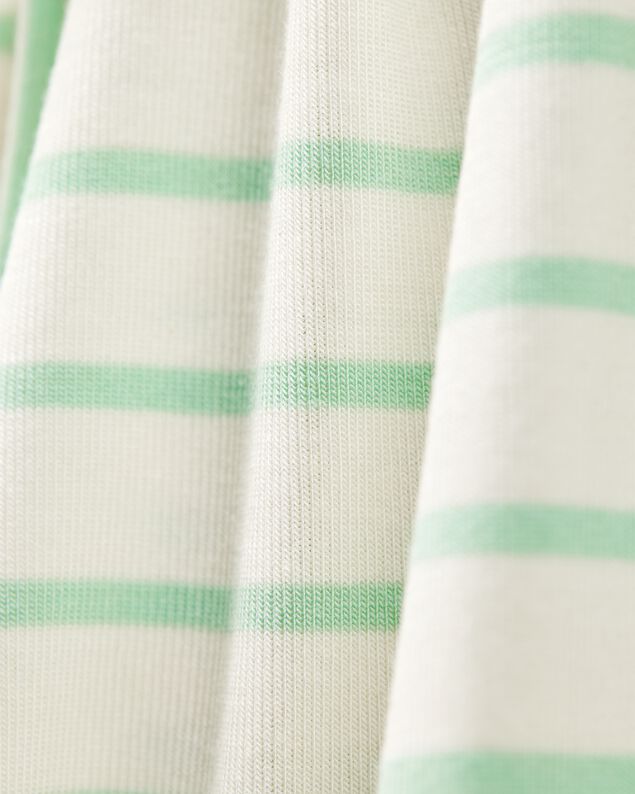 Product image 2 of Baby Boy Striped PurelySoft Romper - Green