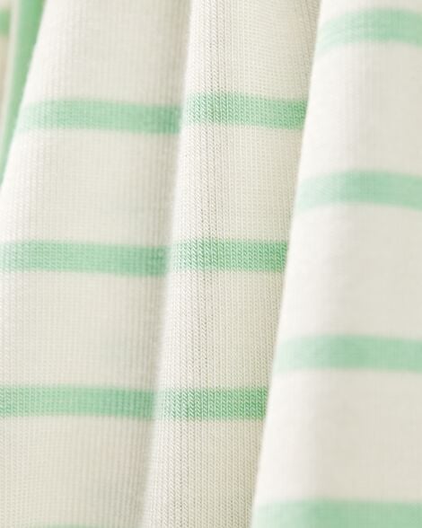 Product image 2 of Baby Boy Striped PurelySoft Romper - Green