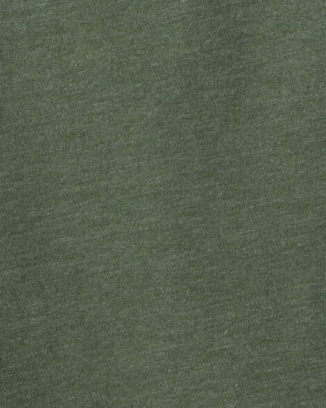 Toddler Boy Long-Sleeve Pocket Tee - Dark Green