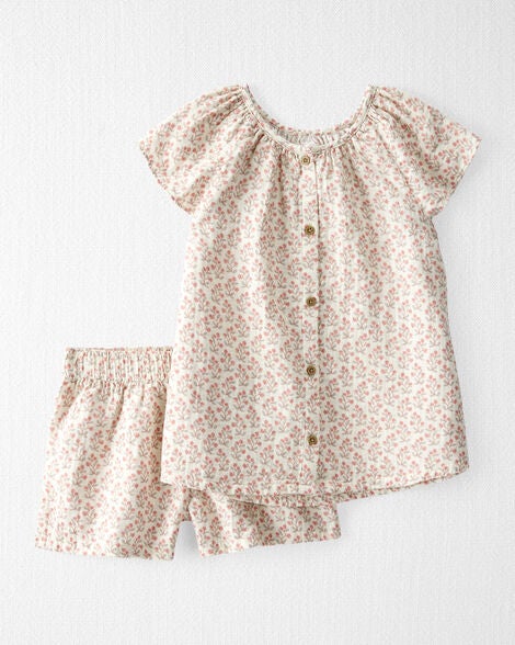  Product image 1 of Kid 2-Piece Organic Cotton Flutter Sleeves Set