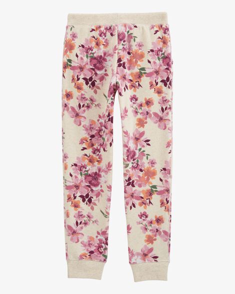  Product image 2 of Kid Floral Print Fleece Joggers