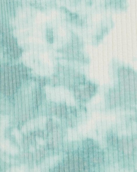  Product image 3 of Kid Tie Dye Ribbed Leggings - Blue
