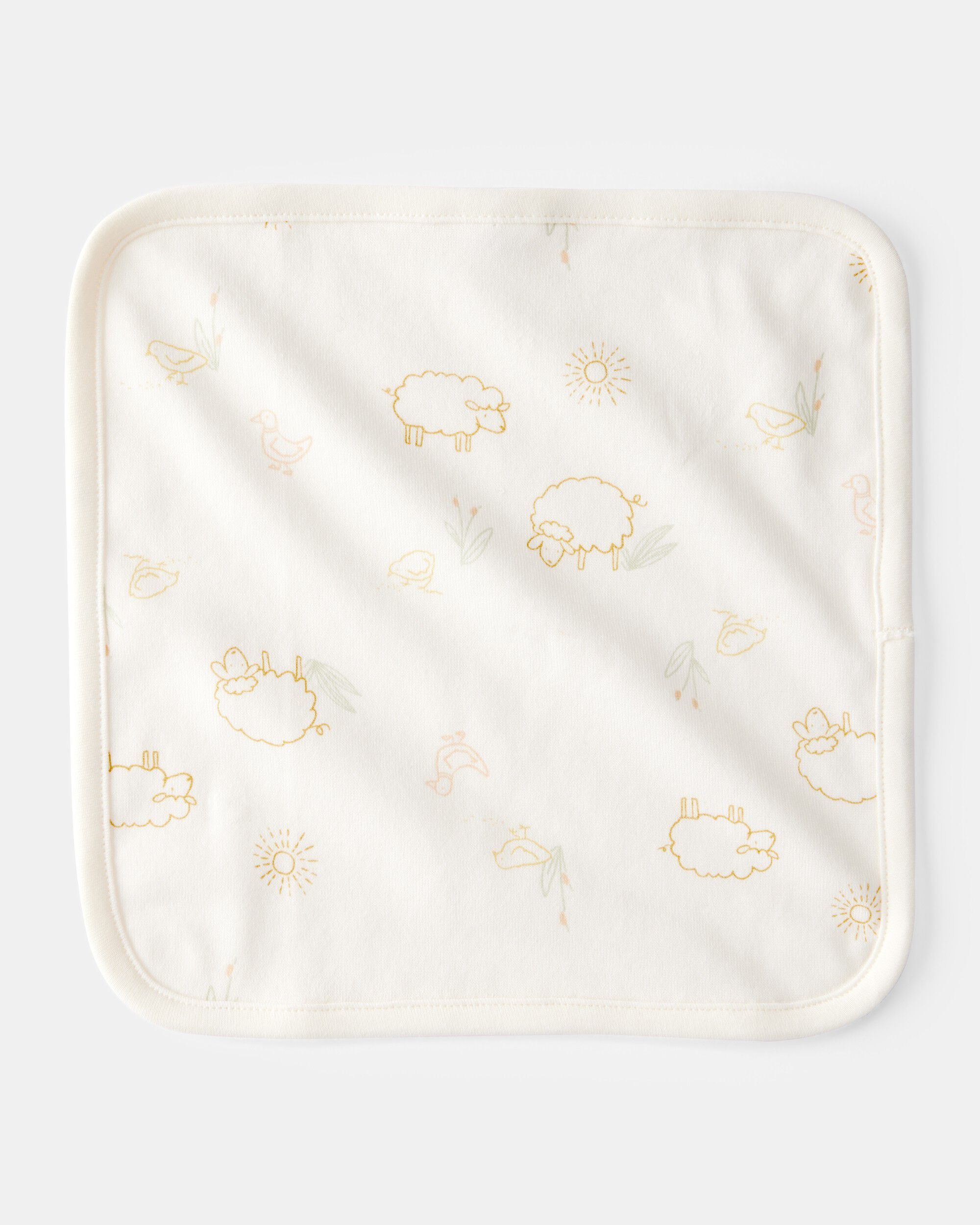 Baby 6-Pack Washcloths - Yellow