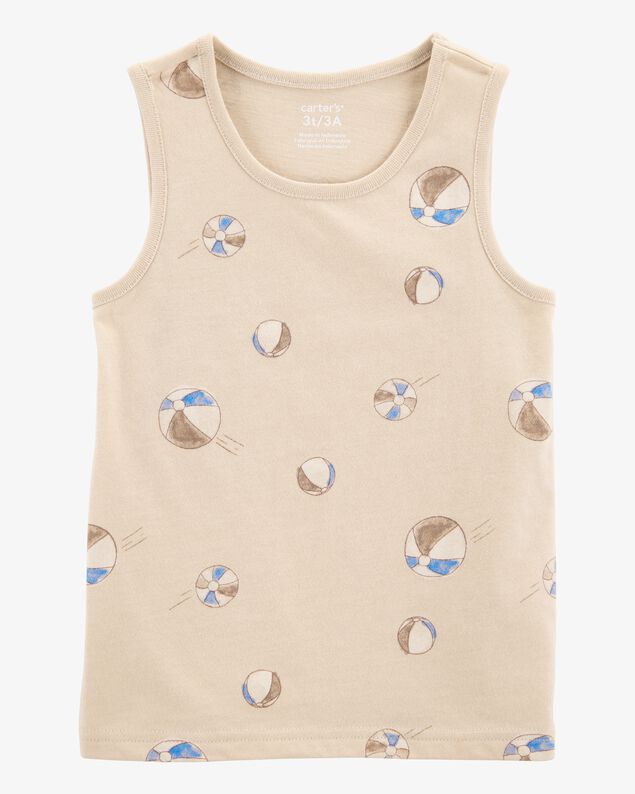 Product image 1 of Baby Beach Ball Graphic Tank - Tan