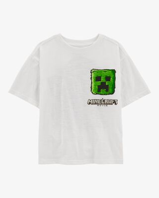 Product image 1 of Kid Minecraft Short-Sleeve Graphic Tee - White
