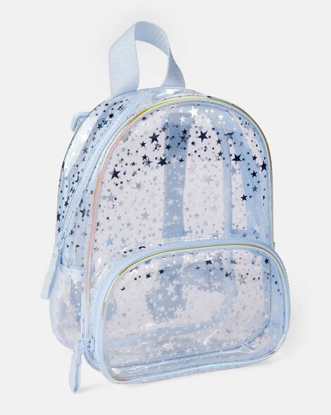 girls foil star mini backpack