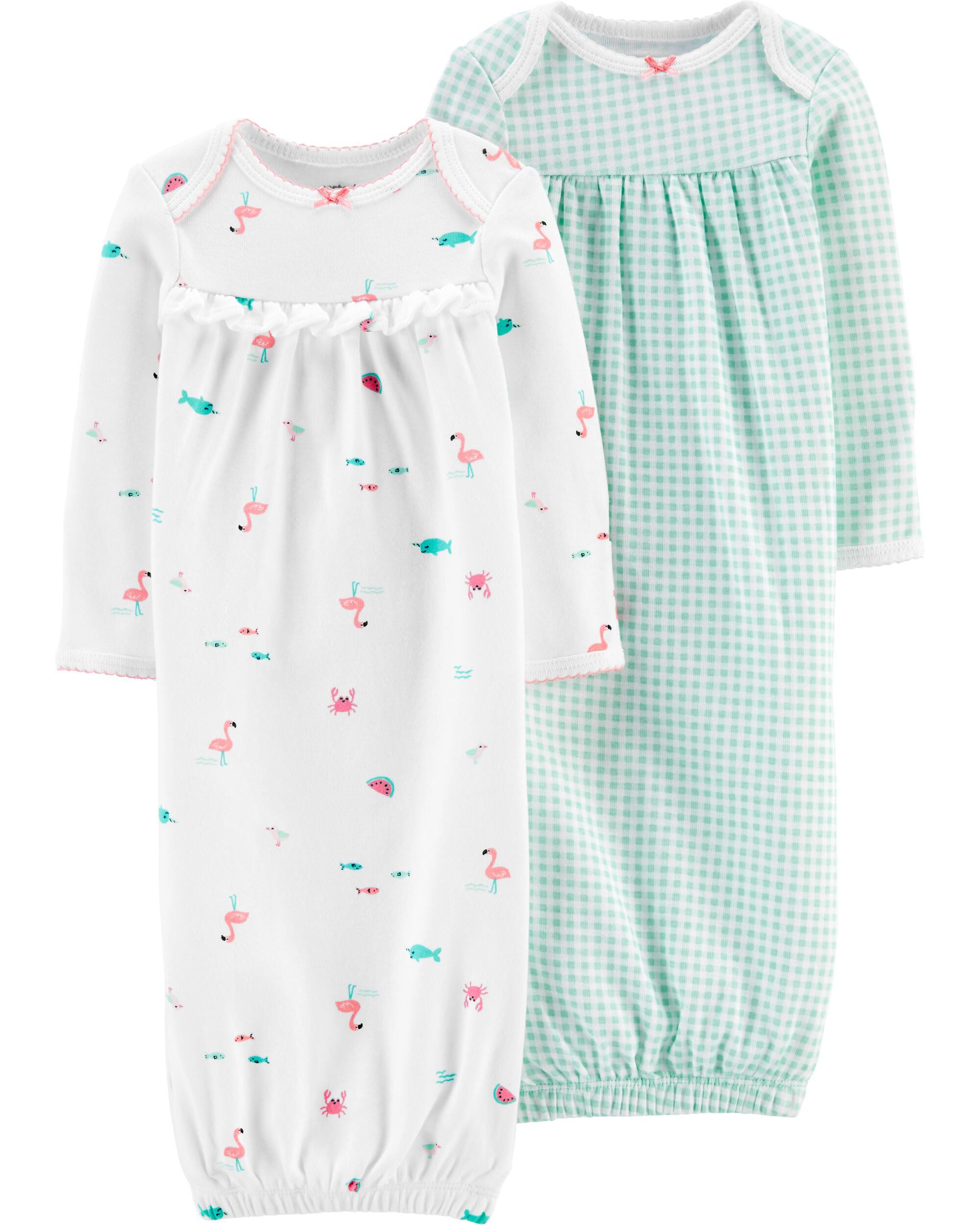 carters sleeper gown