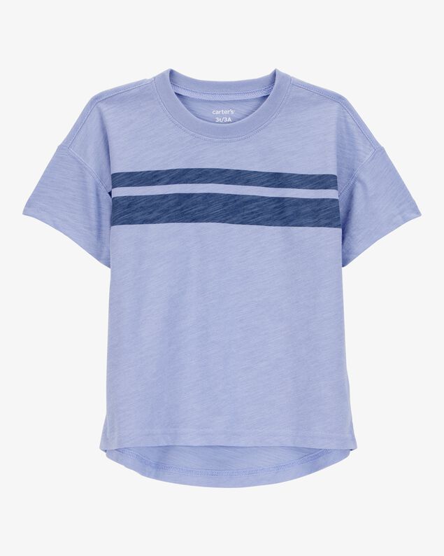Product image 1 of Baby Striped Short-Sleeve Tee - Blue