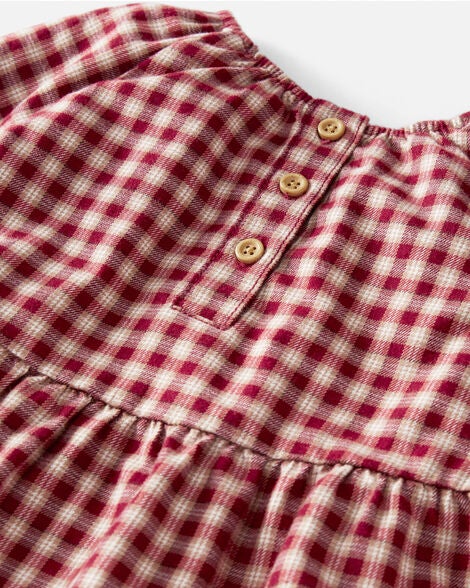  Product image 4 of Toddler Cozy Tiered Dress Made with Organic Cotton