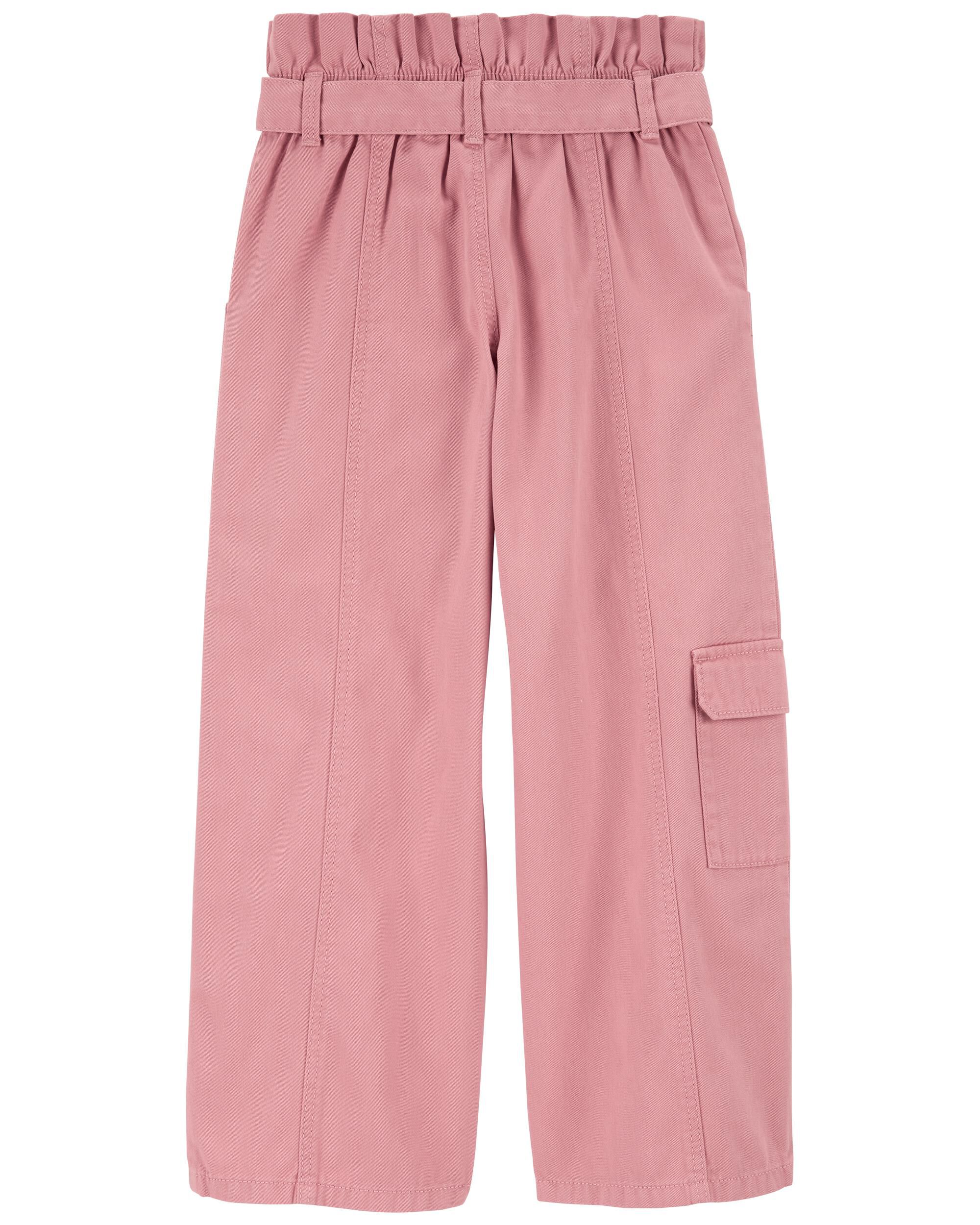 Kid Tie-Waist Paperbag Cargo Pants - OshKosh | Carter's