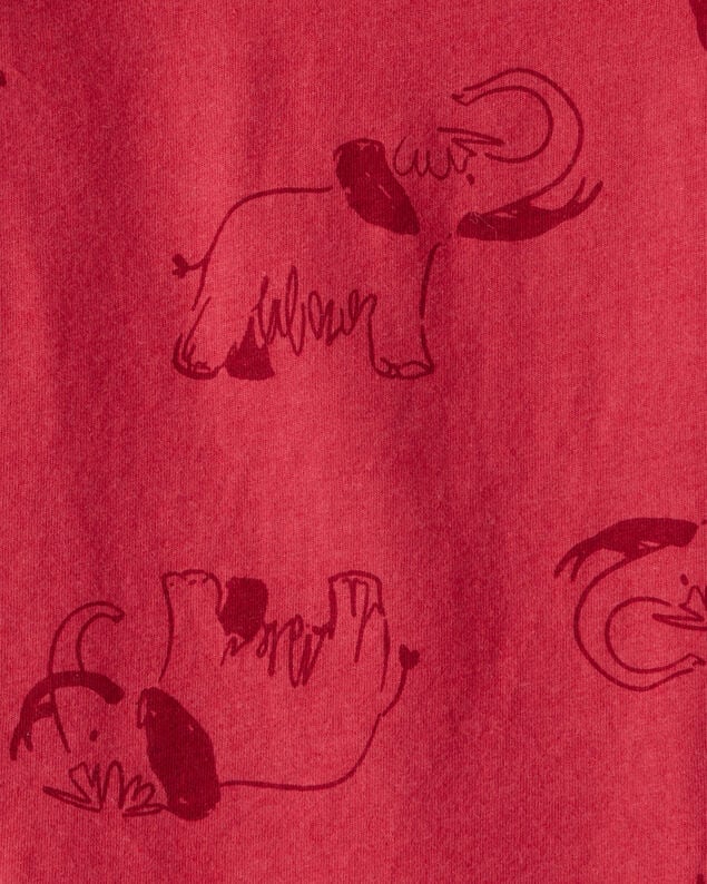 Product image 2 of Baby Boy Mammoth Long-Sleeve Graphic Tee - Red