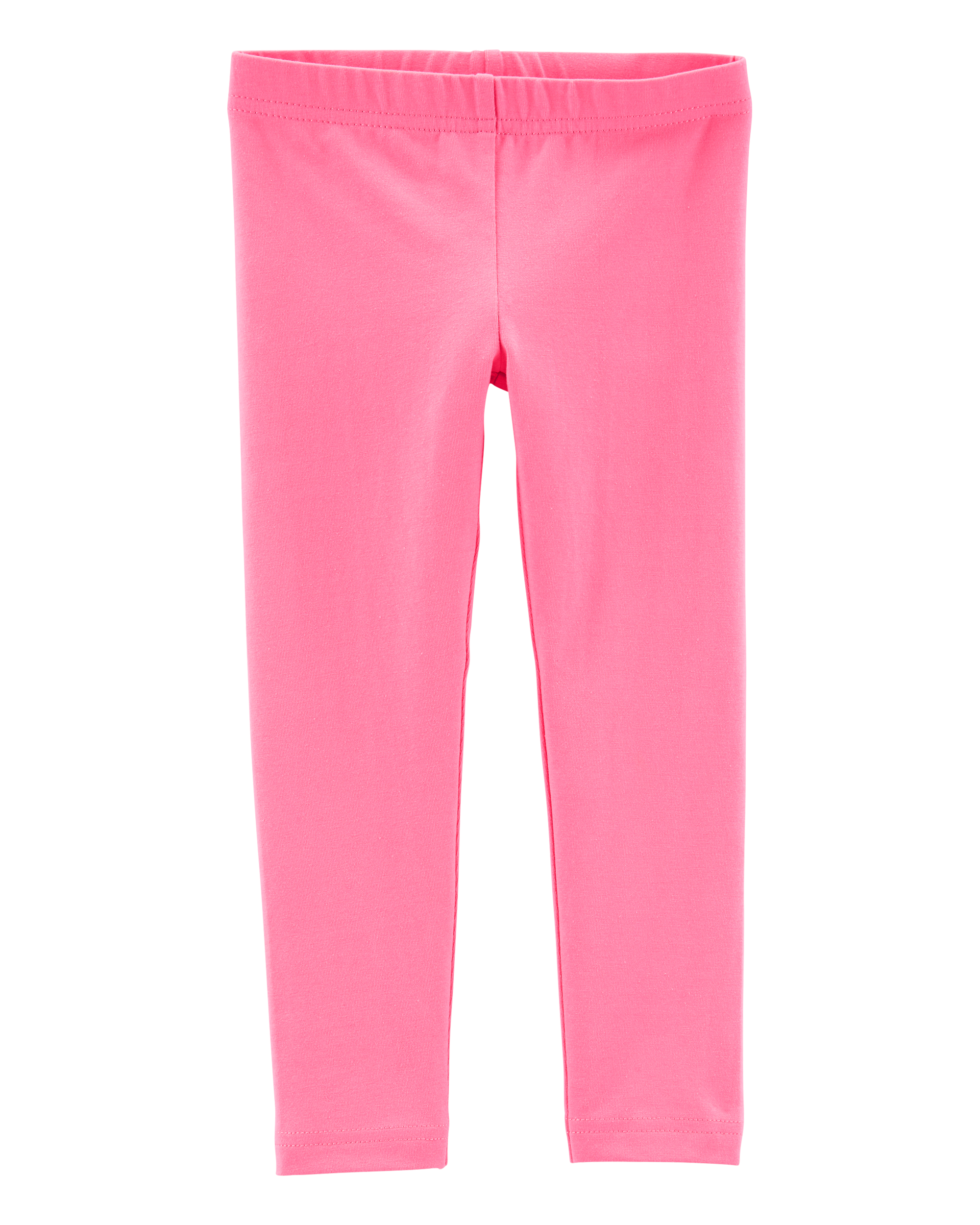 Toddler Girl Cotton Stretch Leggings - Pink