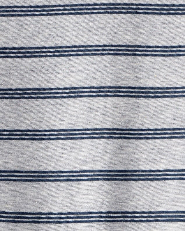 Product image 2 of Baby Boy Striped Long-Sleeve Tee- Grey