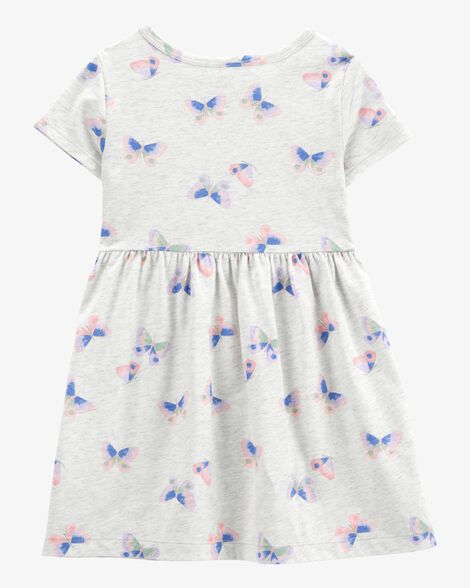  Product image 2 of Toddler Butterfly Print Short-Sleeve Dress