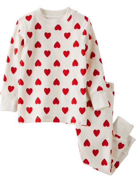 Product image 4 of Baby Organic Cotton Pajamas Set in Hearts