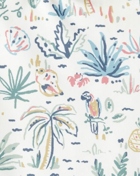  Product image 4 of Toddler Recycled Tropical Print Swimsuit