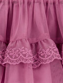 Purple - Baby Tulle Ruffle Skort Set, Selected