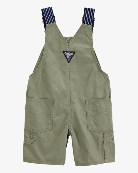  Product image 2 of Toddler Canvas Shortalls - Green