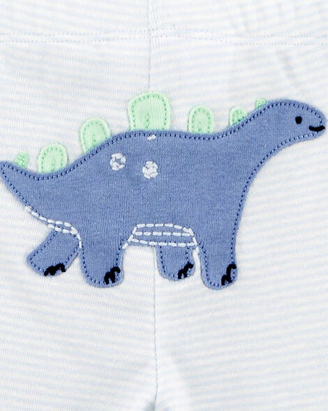  Product image 4 of Baby 3-Piece Dinosaur Little Outfit Set