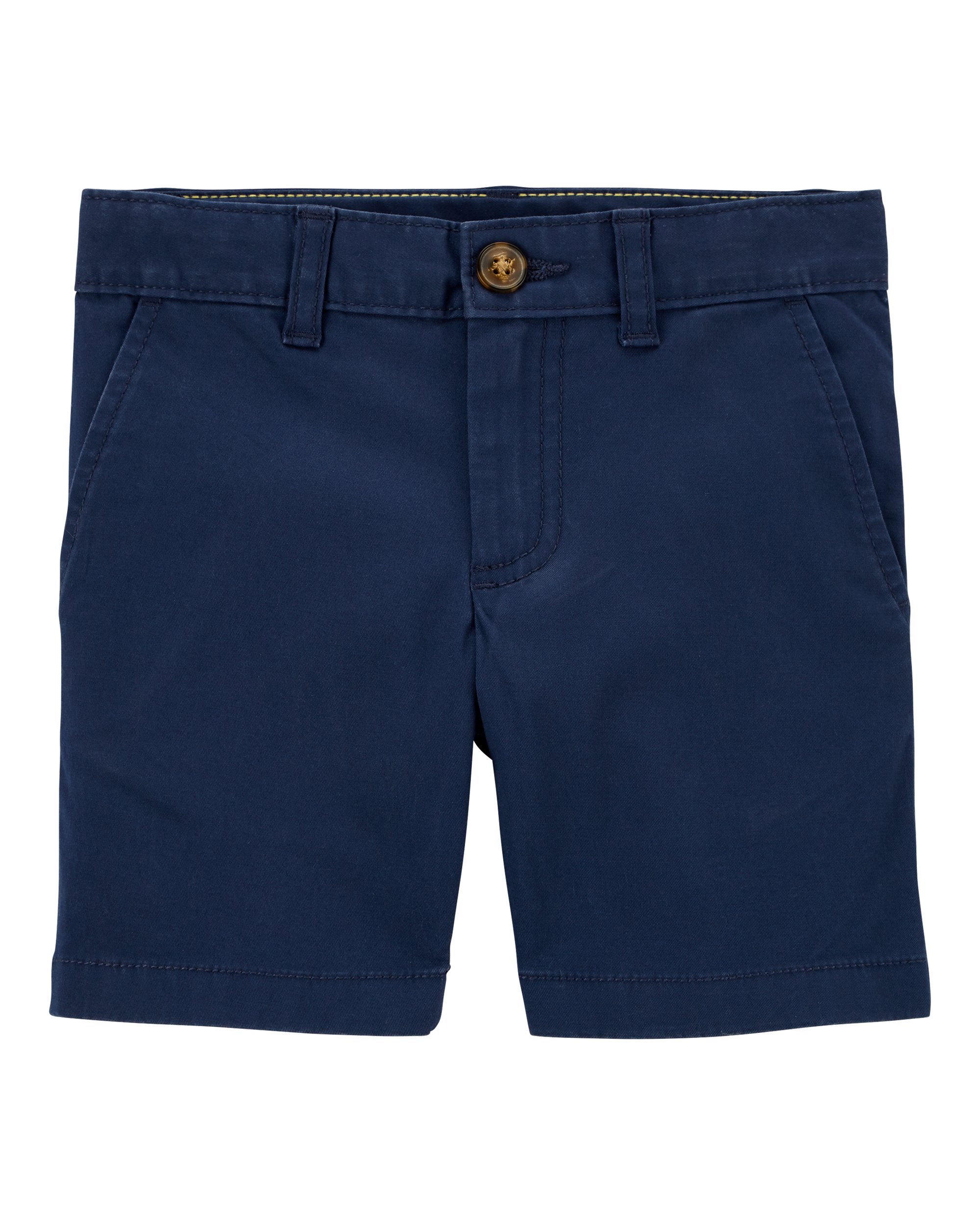 Toddler Blue Flat-Front Shorts