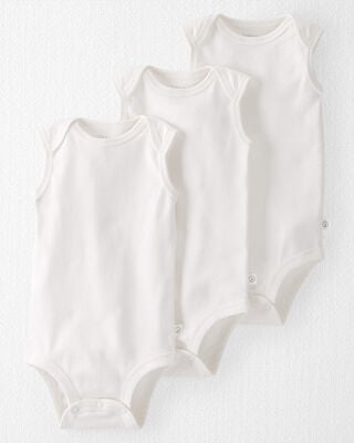 Product image 1 of Baby 3-Pack Organic Cotton Bodysuits