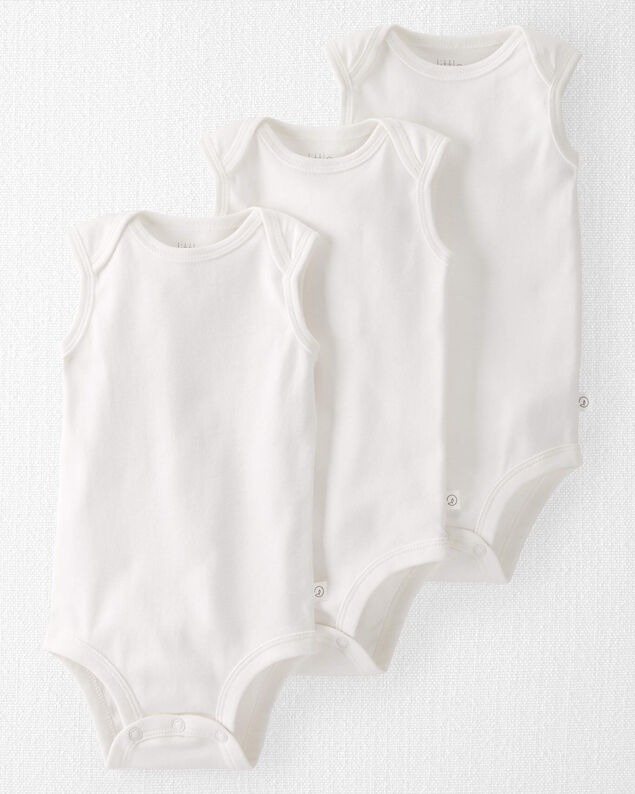 Product image 1 of Baby 3-Pack Organic Cotton Bodysuits