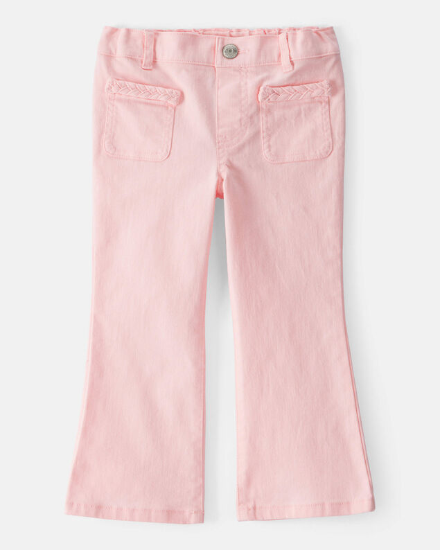 Product image 1 of Toddler Girl Cotton Flare Pants - Pink